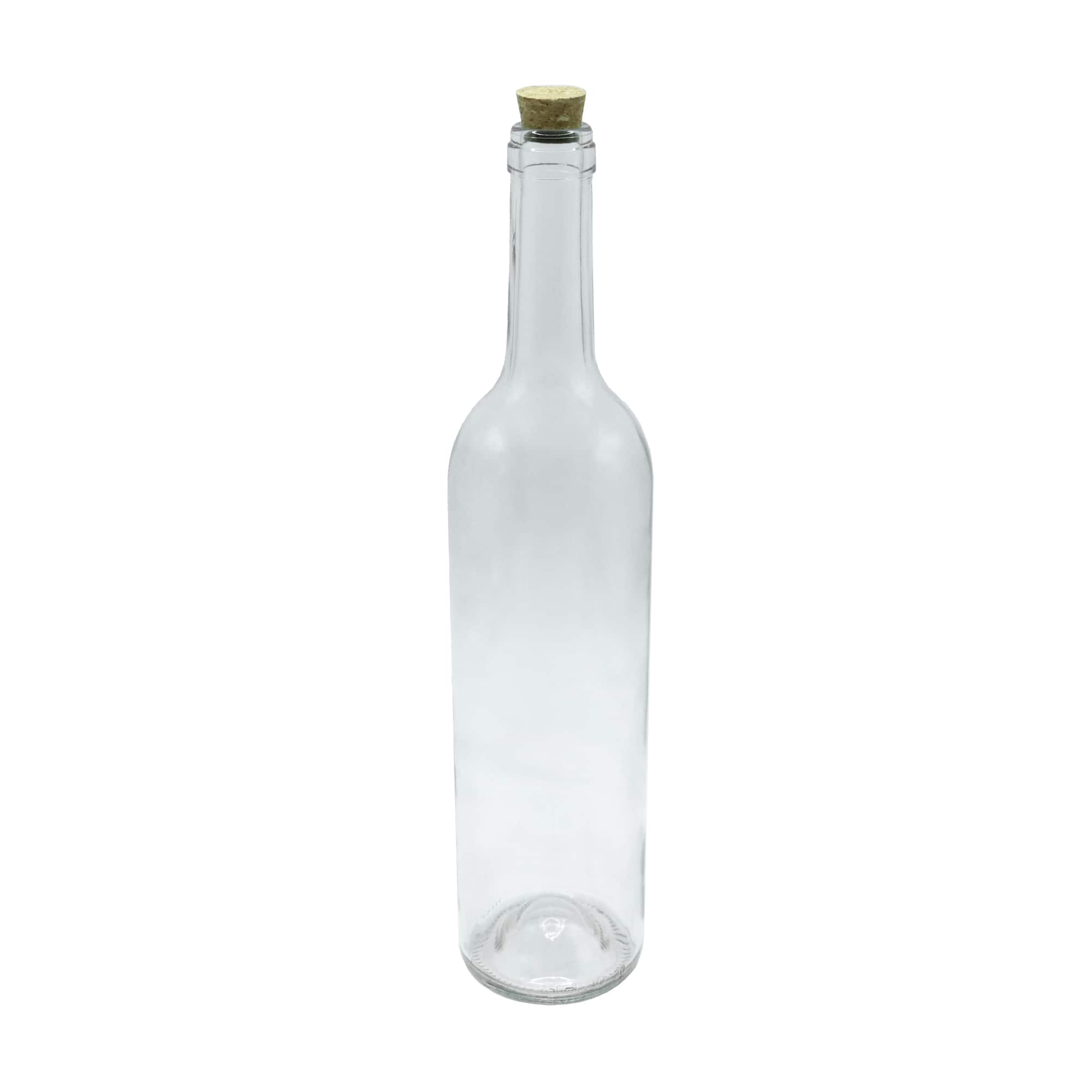 26oz. Clear Glass Wine Bottle with Cork by Ashland®
